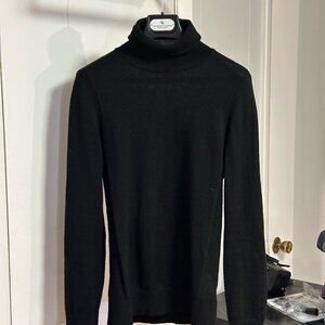 Express Men's black merino wool turtleneck XS